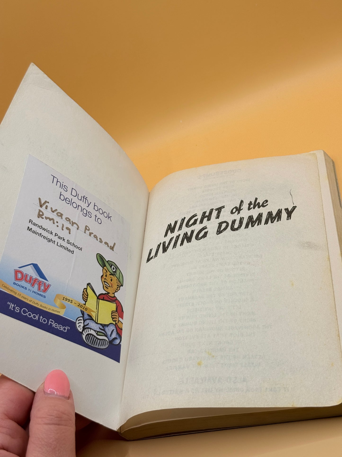 Classic Goosebumps #1: Night of the Living Dummy by R.L. Stine