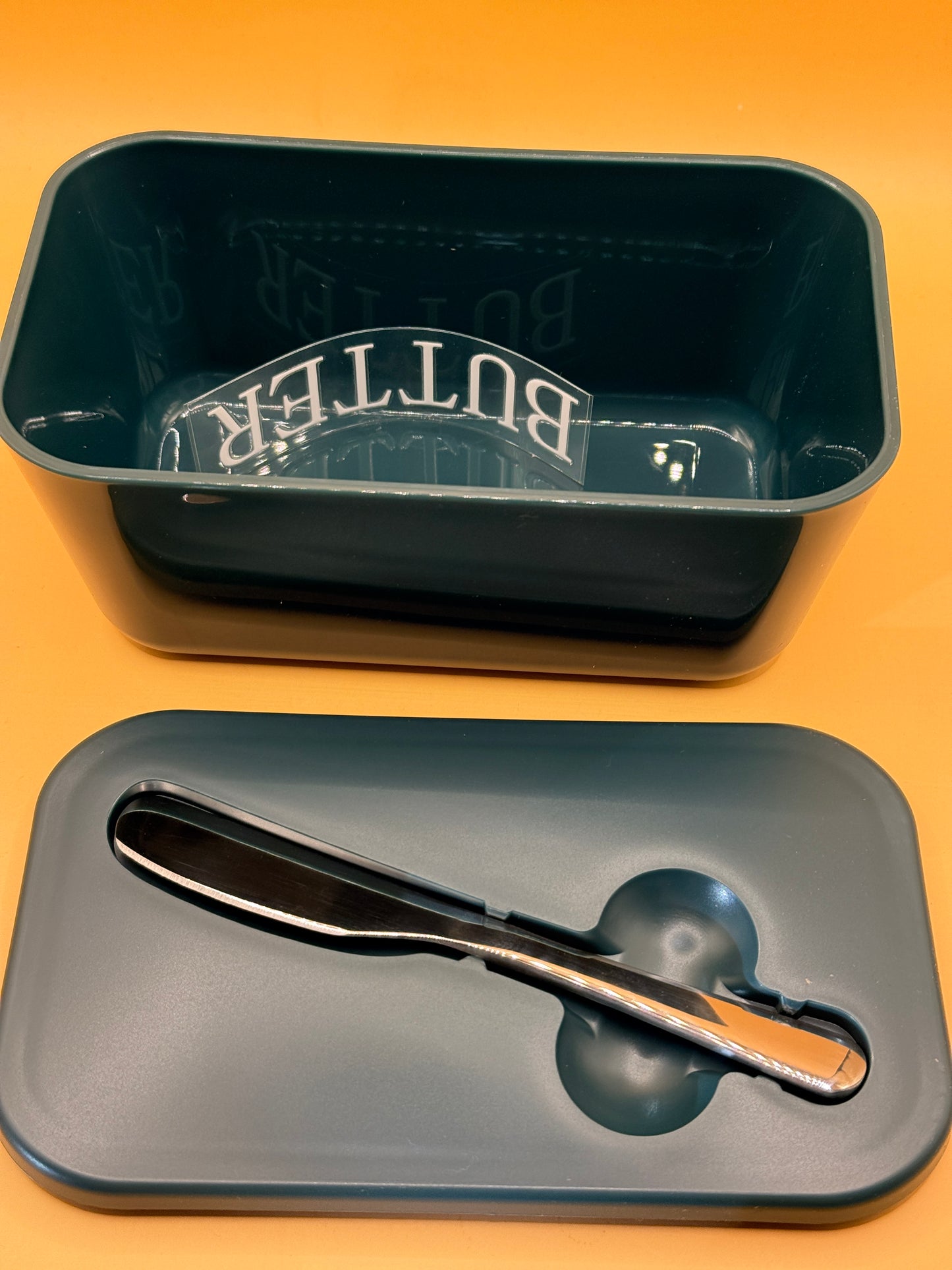 Butter Dish with Lid & Knife