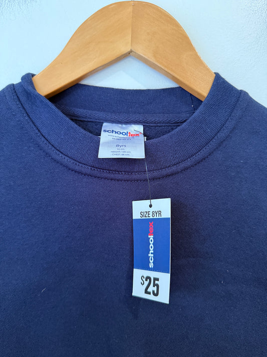 Schooltex Navy Childs Sweatshirt - Size 8yr