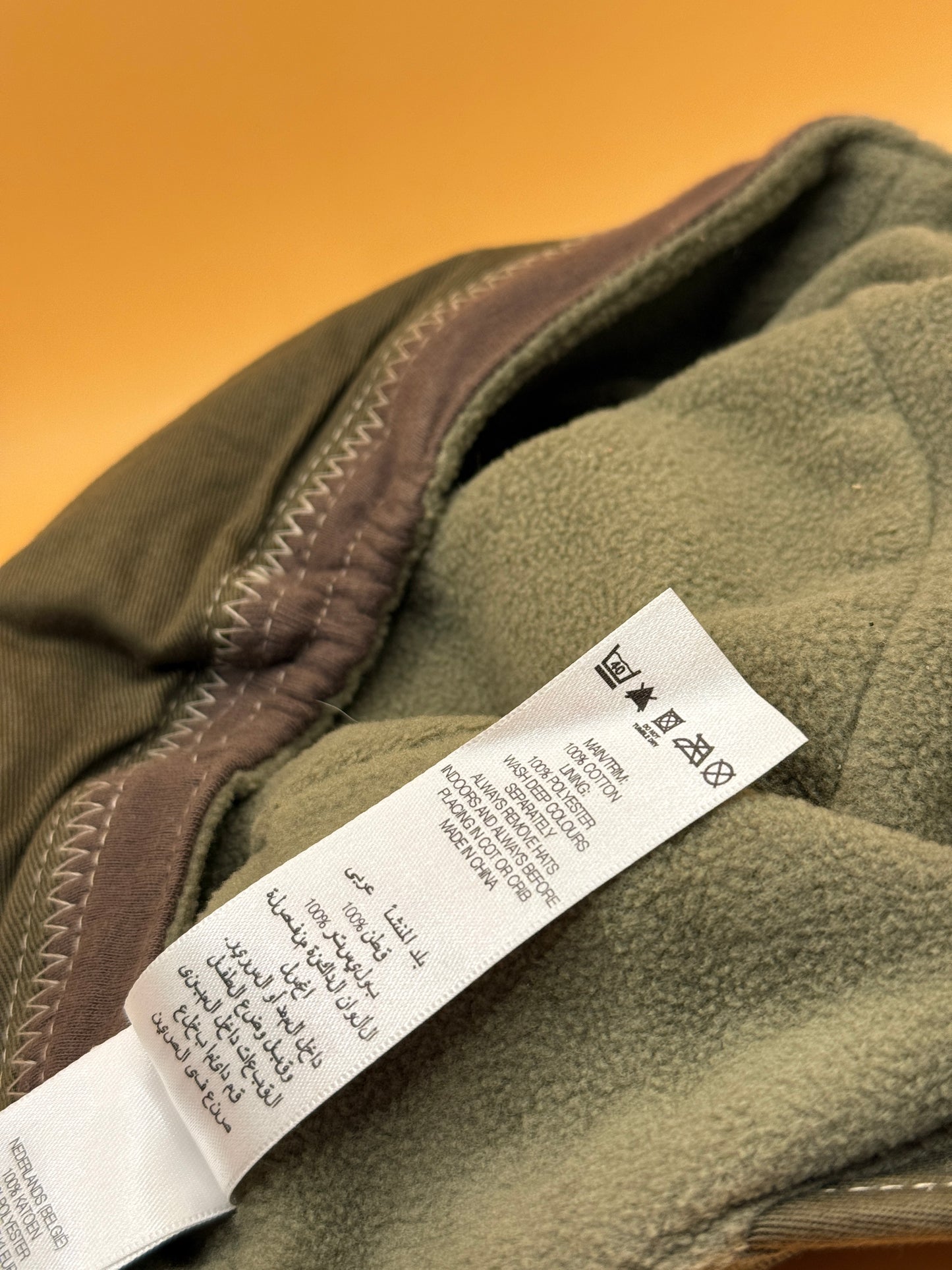 Kids Fleece-Lined Cap - Size 6-8 Years