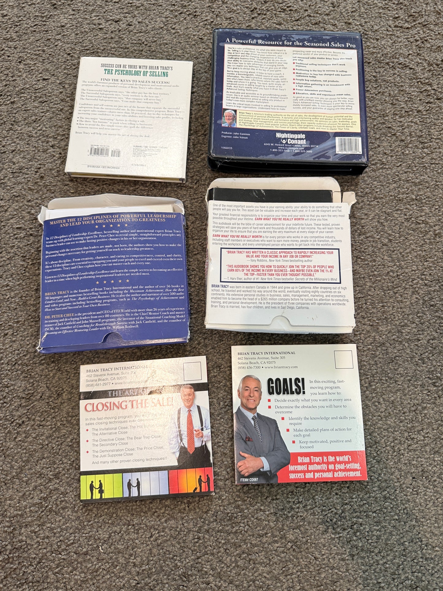 Brian Tracy Sales, Leadership and Goal-Setting Audio Collection by Brian Tracy & Peter Chee