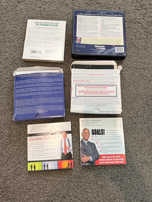 Brian Tracy Sales, Leadership and Goal-Setting Audio Collection by Brian Tracy & Peter Chee