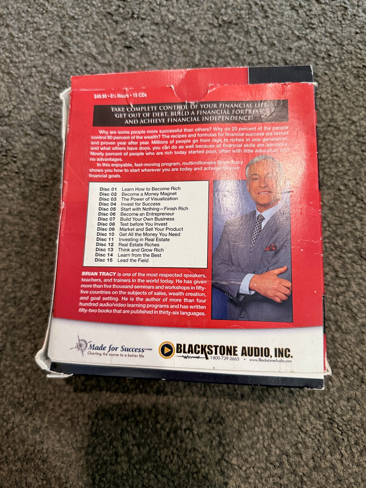 Wealth Building Made Simple by Brian Tracy CD Set