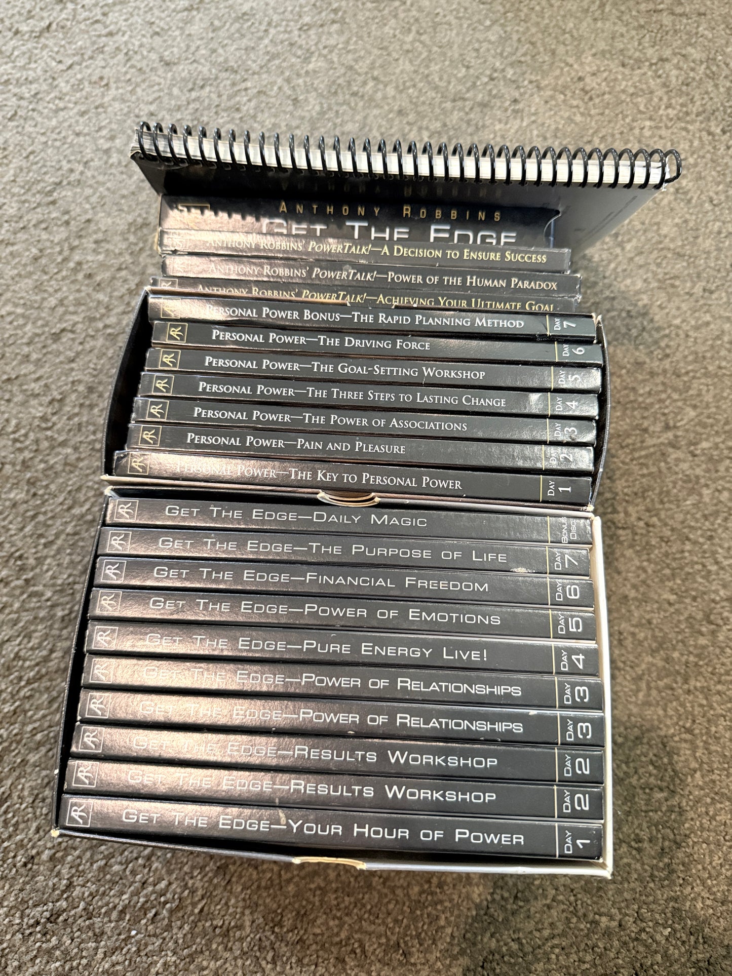 Get the Edge, Personal Power & Power Talk by Anthony Robbins CD Collection