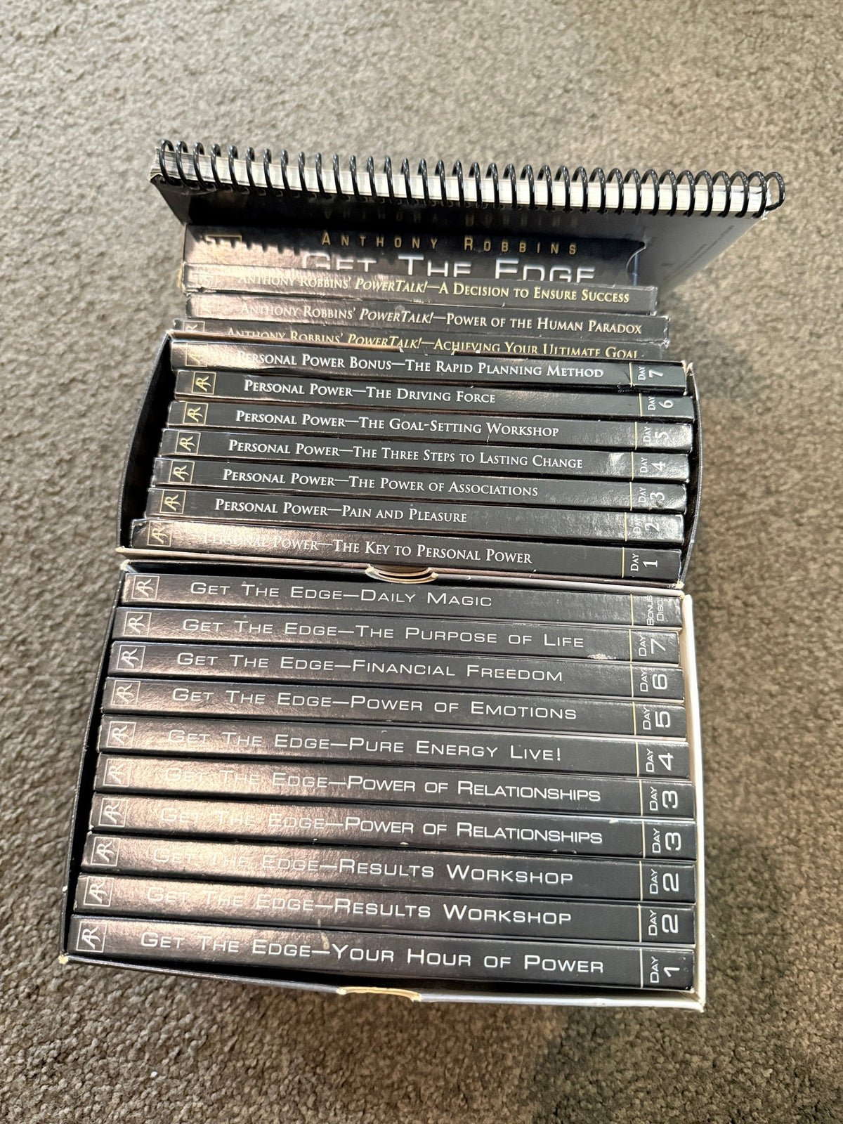 Get the Edge, Personal Power & Power Talk by Anthony Robbins CD Collection