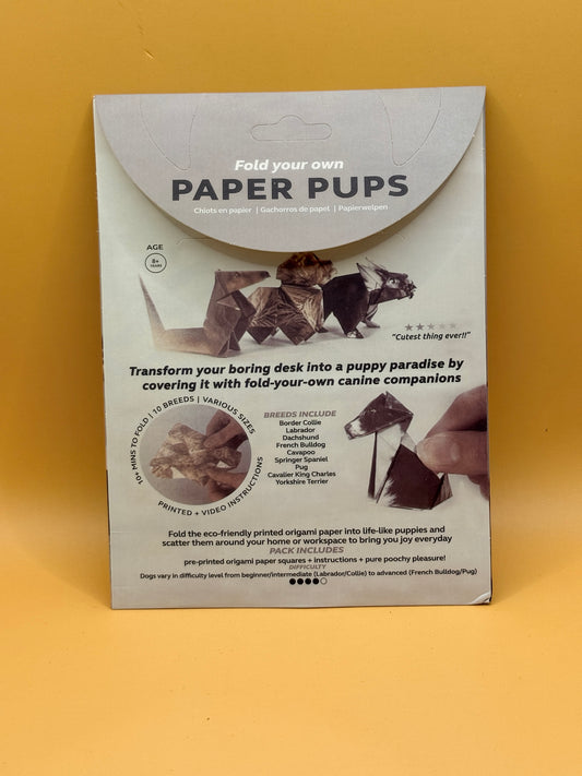 Fold Your Own Paper Pups Origami Activity Kit