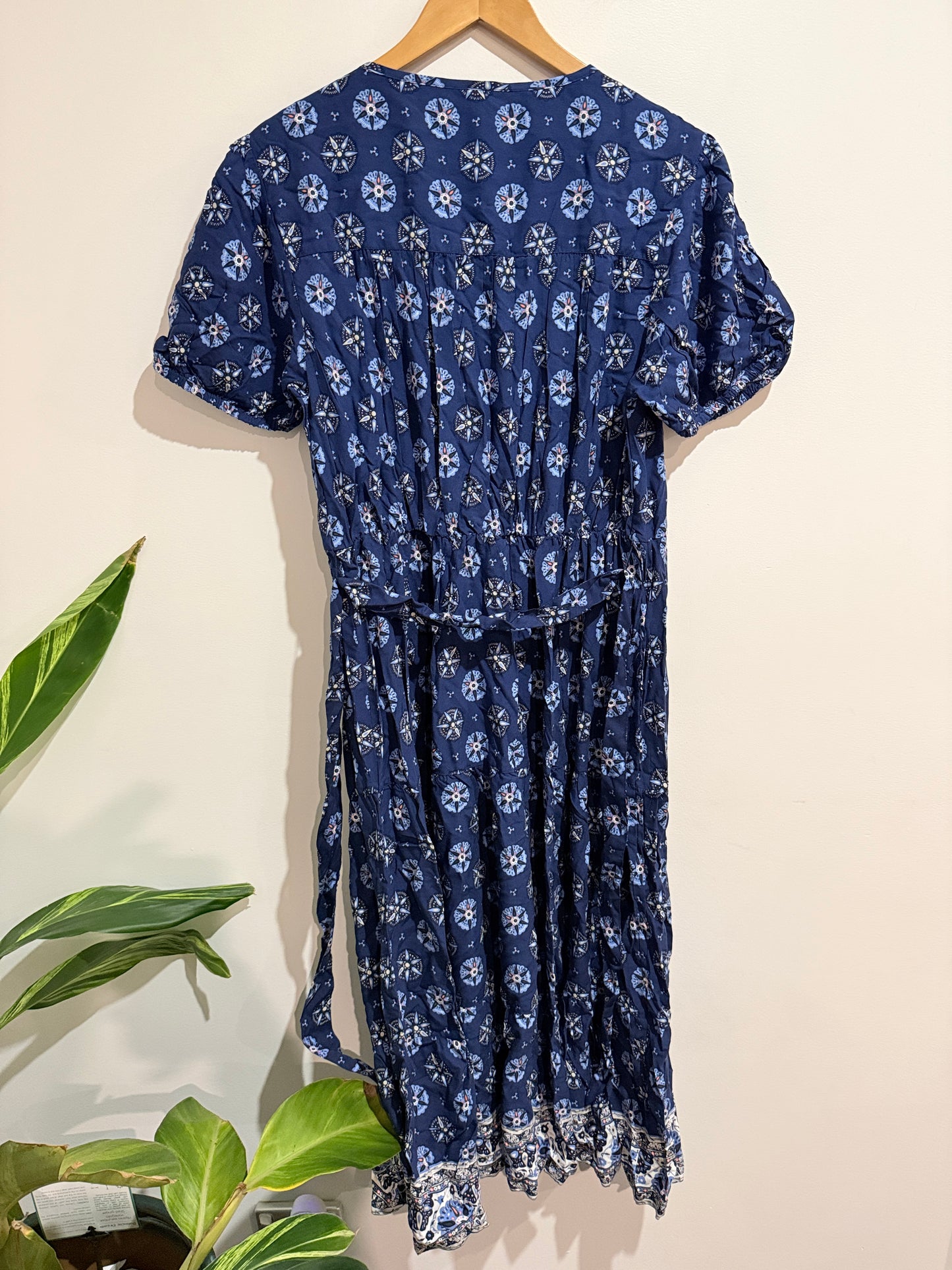 Mountain Warehouse Country to Coast Morocco Women's Midi Dress Dark Blue Size 16