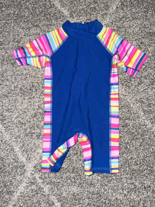 Kids Short Sleeve One-Piece Rash Suit - Size 0