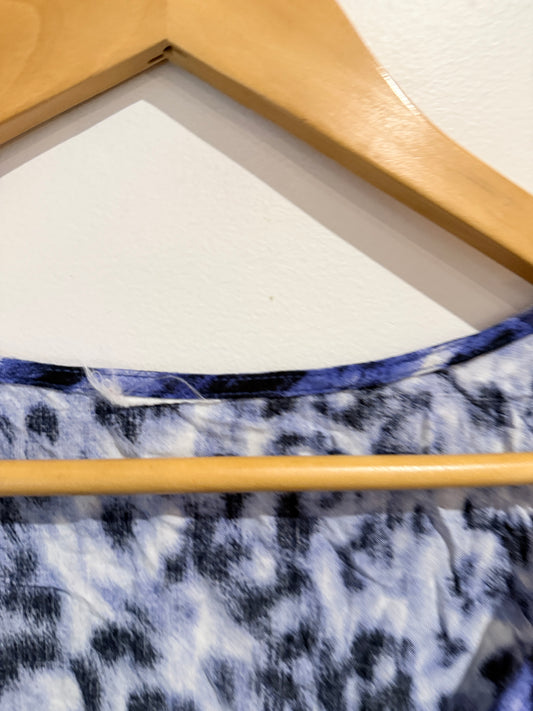 Animal Print Viscose Dress - 45cm u/arm