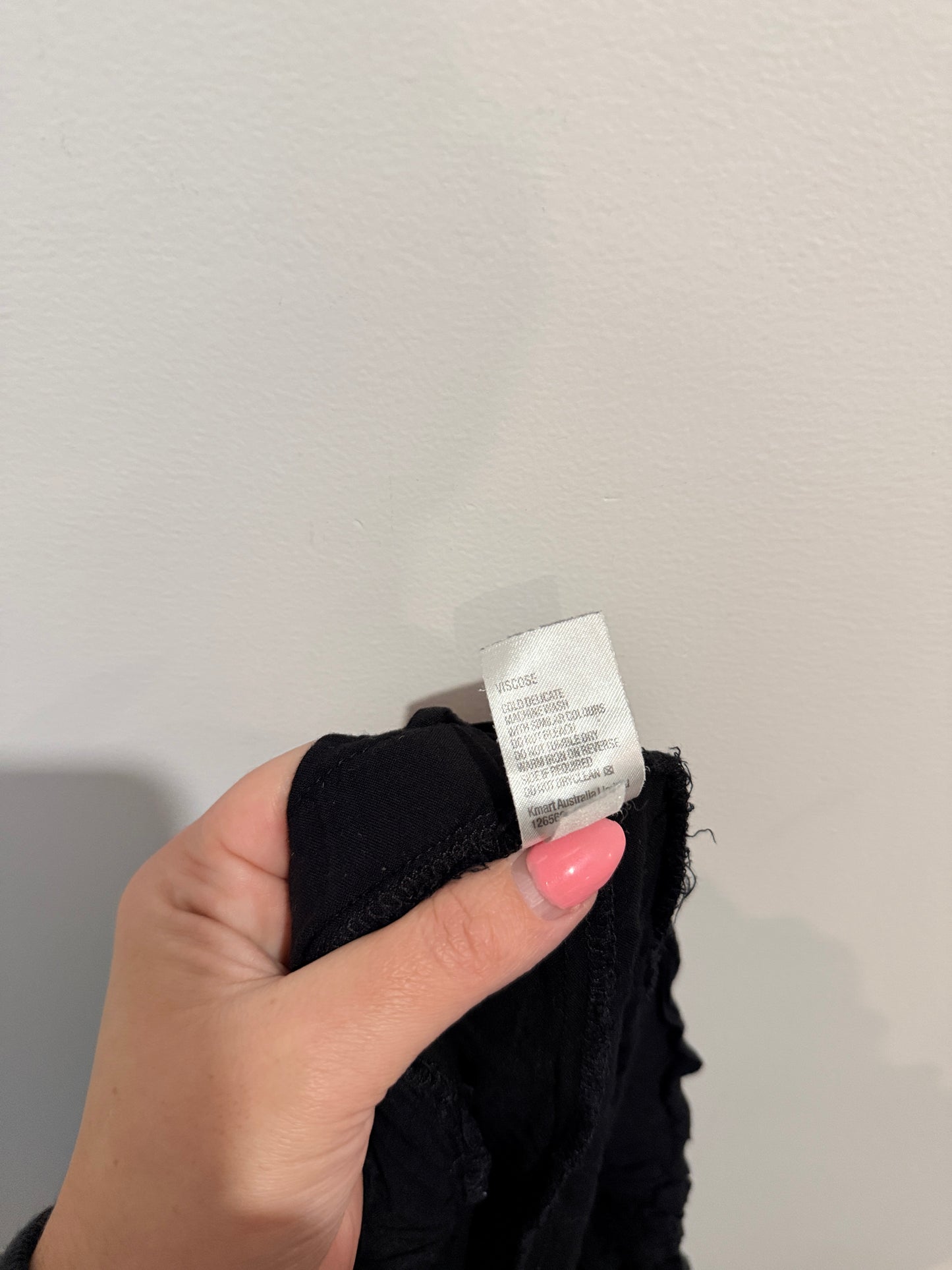 NOW Viscose Drawstring Shorts Black - Size 14