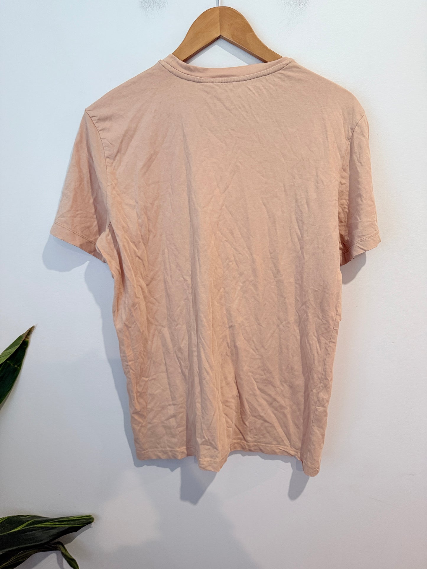 Working Style Basic T-Shirt - Beige - Size L