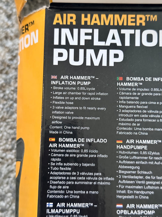 Bestway Air Hammer™ Inflation Pump – 30cm