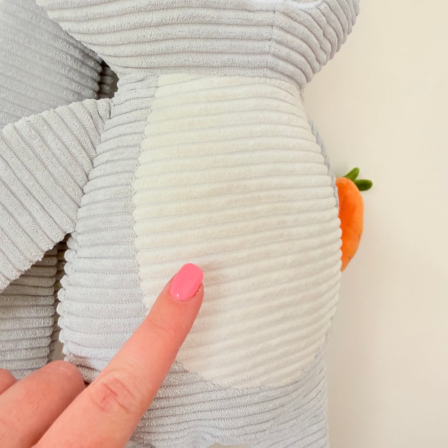 Plush Bunny Soft Toy with Carrot