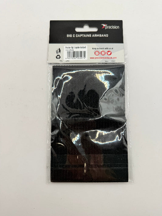 Precision size adult big c captain’s armband black - captains armbands sports