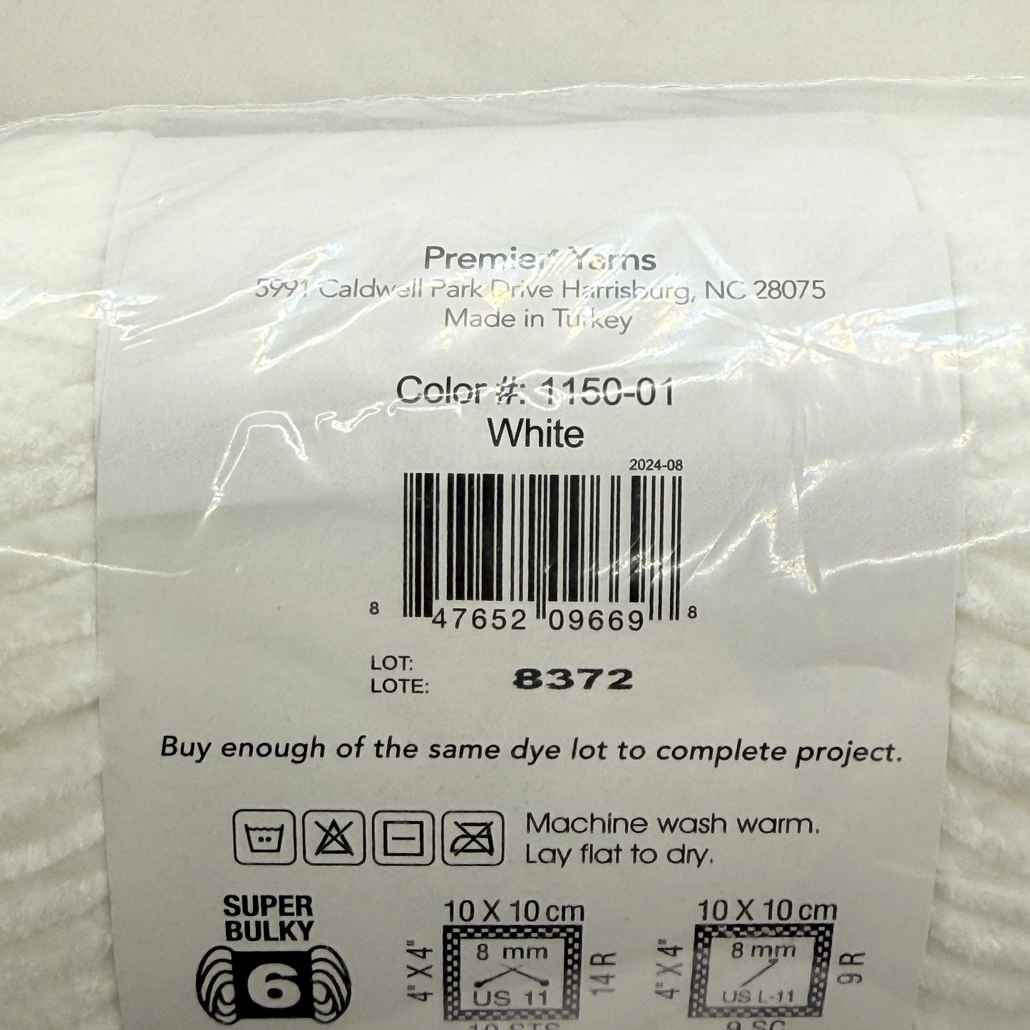 Premier Parfait Chunky Yarn White 3 Pack x 100g