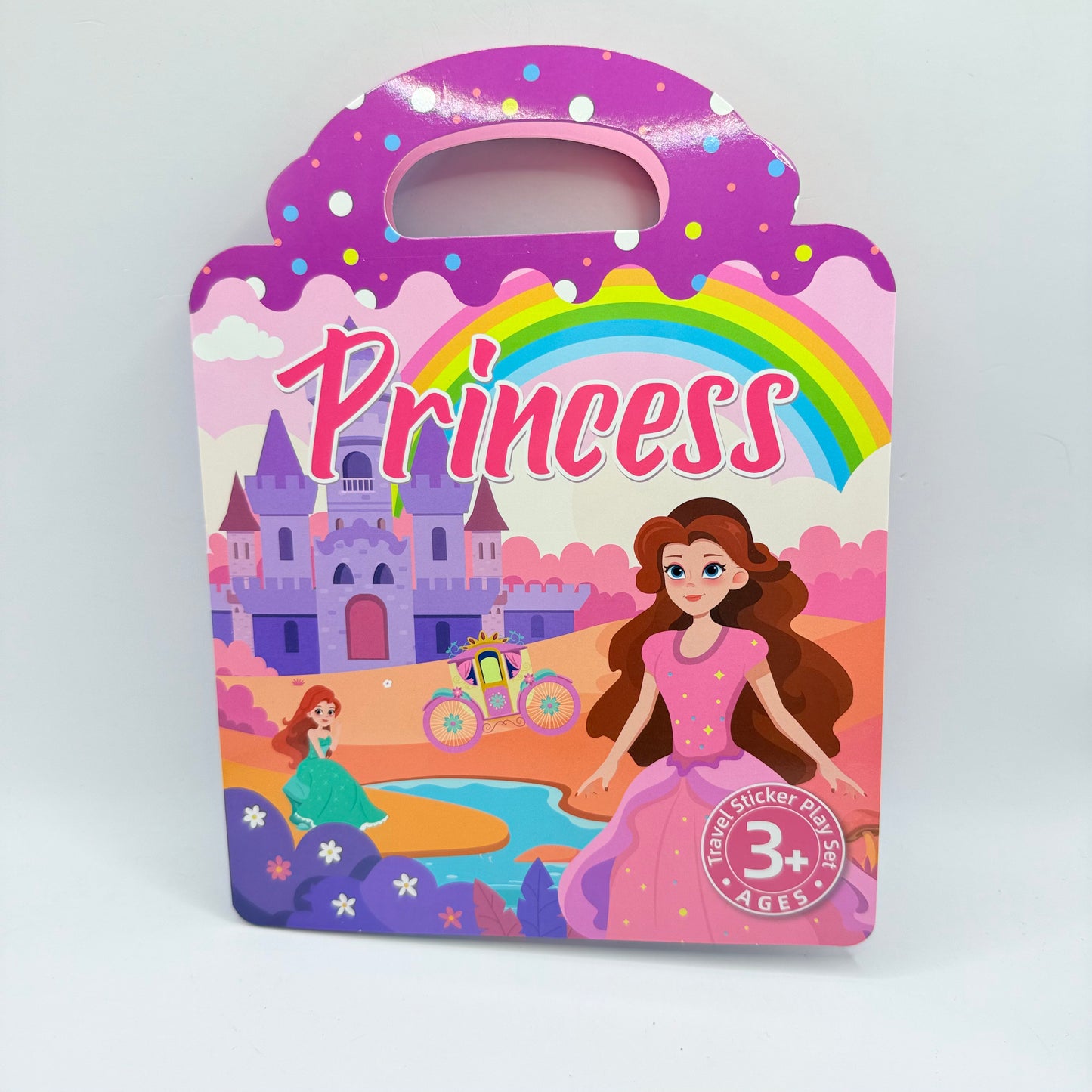 Princess Travel Sticker Play Set – Reusable Puffy Sticker Board