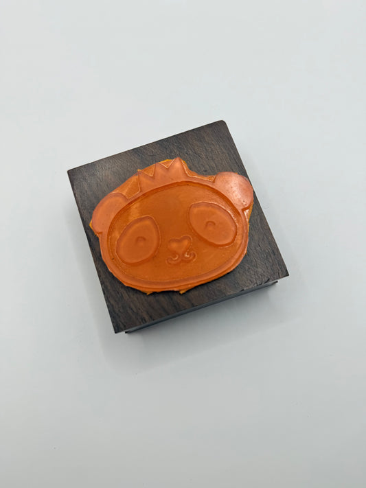 Printtoo wooden panda stamp - scrapbooking & stamping kits stationery