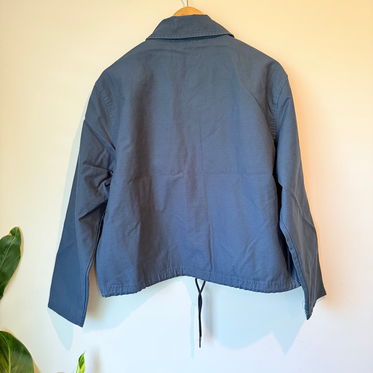 RVCA Twill Coaches Jacket Blue - Size Small