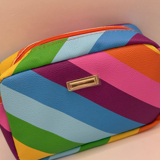 Rainbow Stripe Crossbody Bag