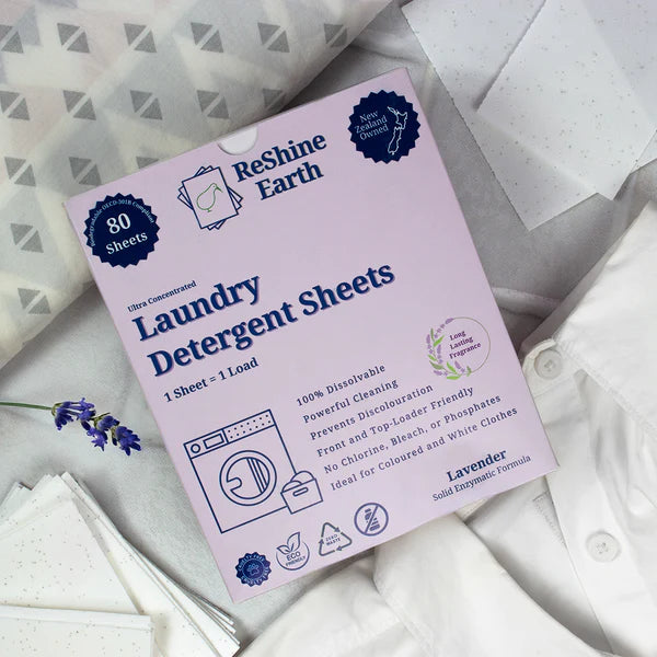 Reshine earth laundry detergent sheets — 80 washes - laundry detergent from google - original photo home&living