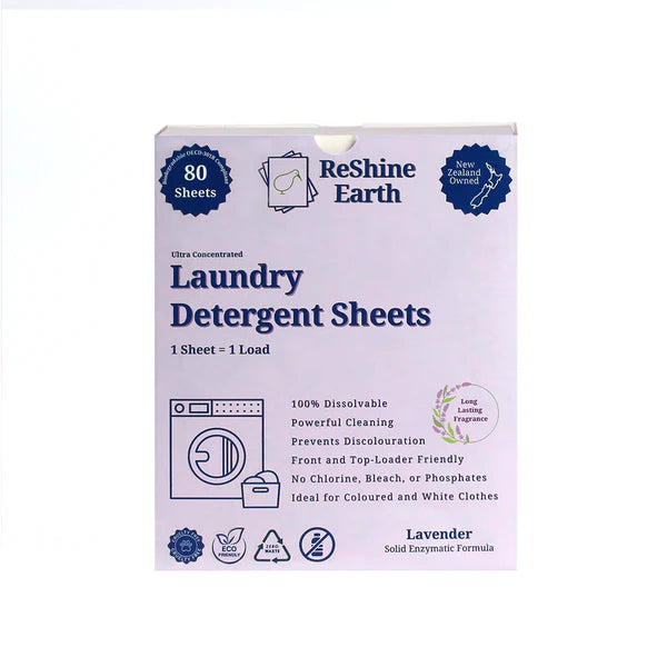 Reshine earth laundry detergent sheets — 80 washes - laundry detergent from google - original photo home&living