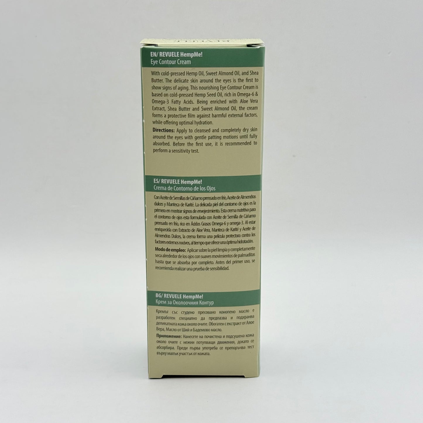 Revuele Hemp Me! Eye Contour Cream, 35 ml (1.18 fl. oz.)