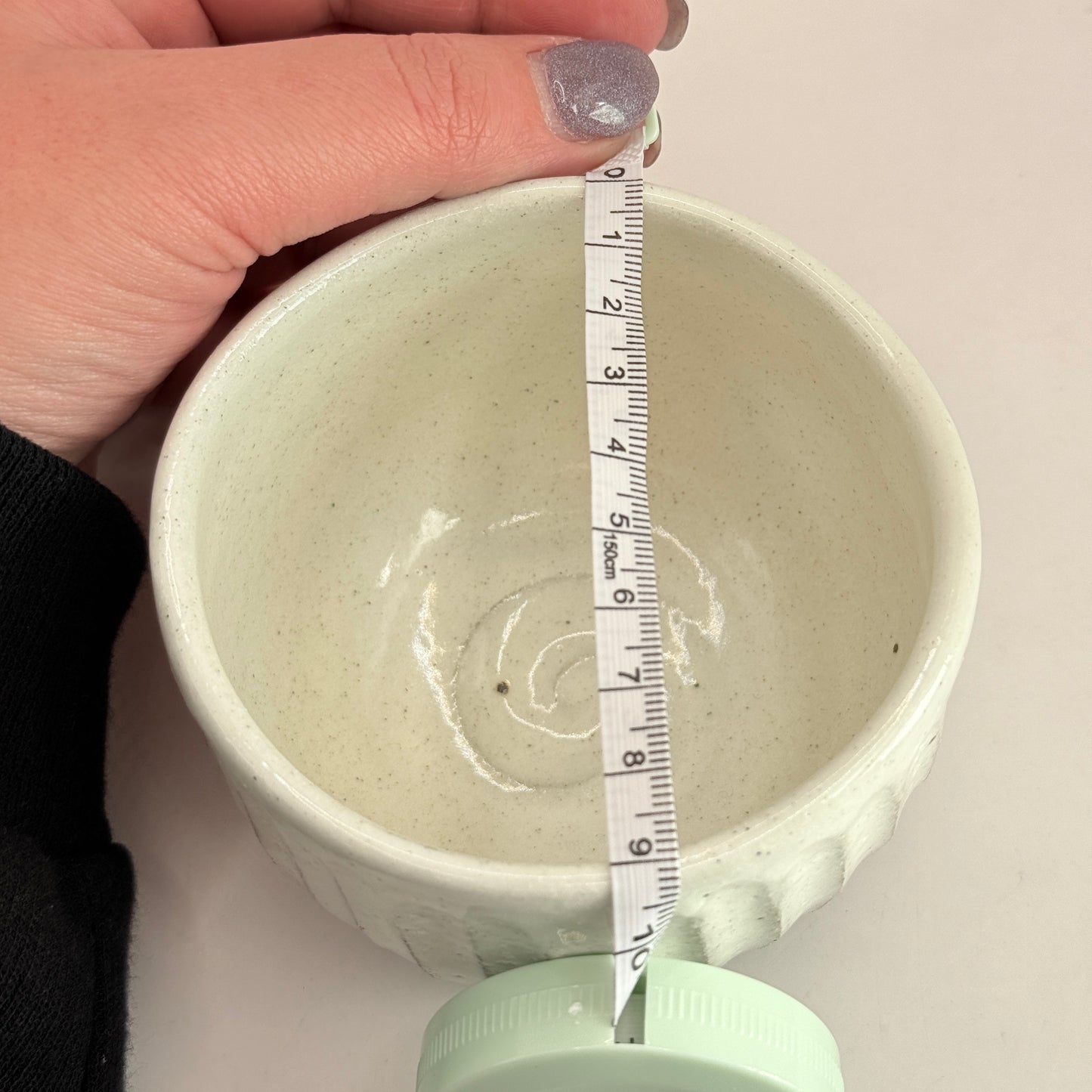 Ribbed Stoneware Ceramic Rammekin Bowl