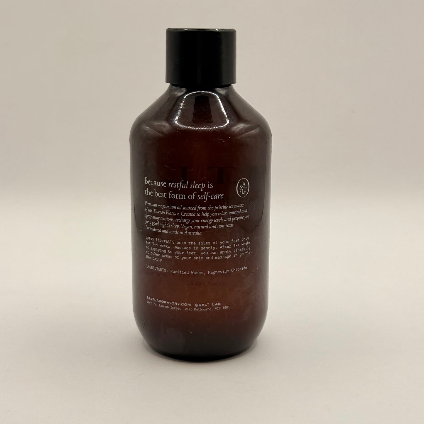 SALT LAB Magnesium Oil Rest & Recharge Spray Refill 200ml Deep Sleep & Muscle Relief