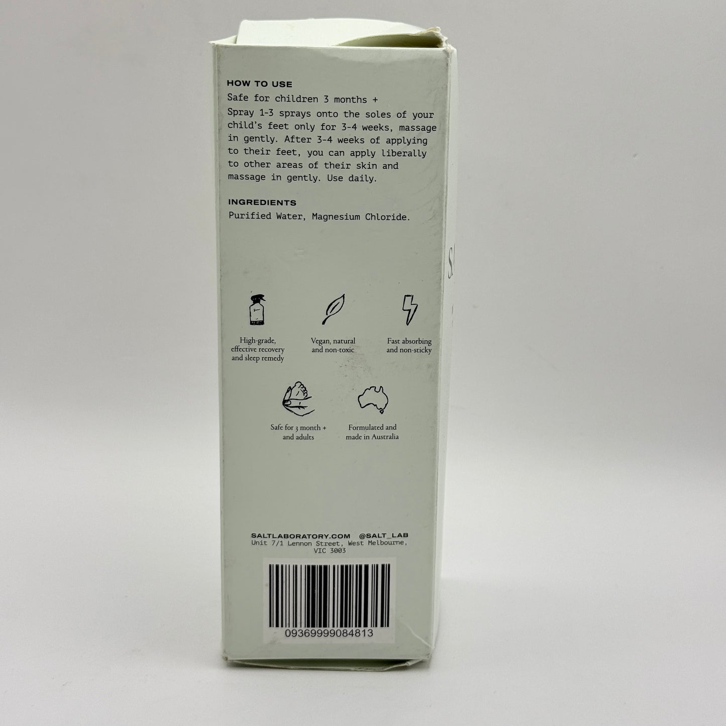 Salt Lab Kids Magnesium Oil - Rest & Recharge Spray (200ml)