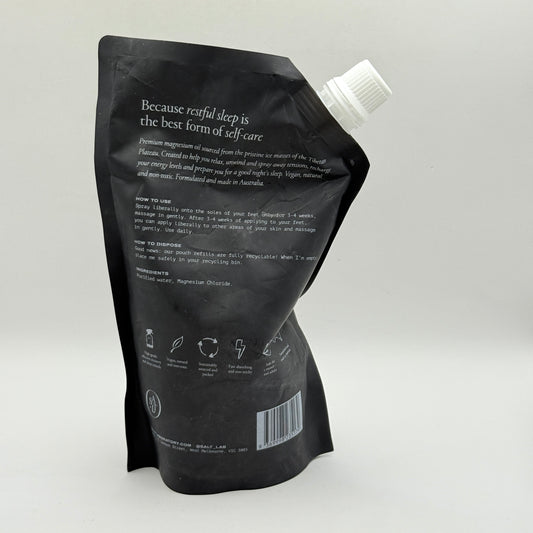 Salt Lab Magnesium Oil Refill - 500ml Pouch