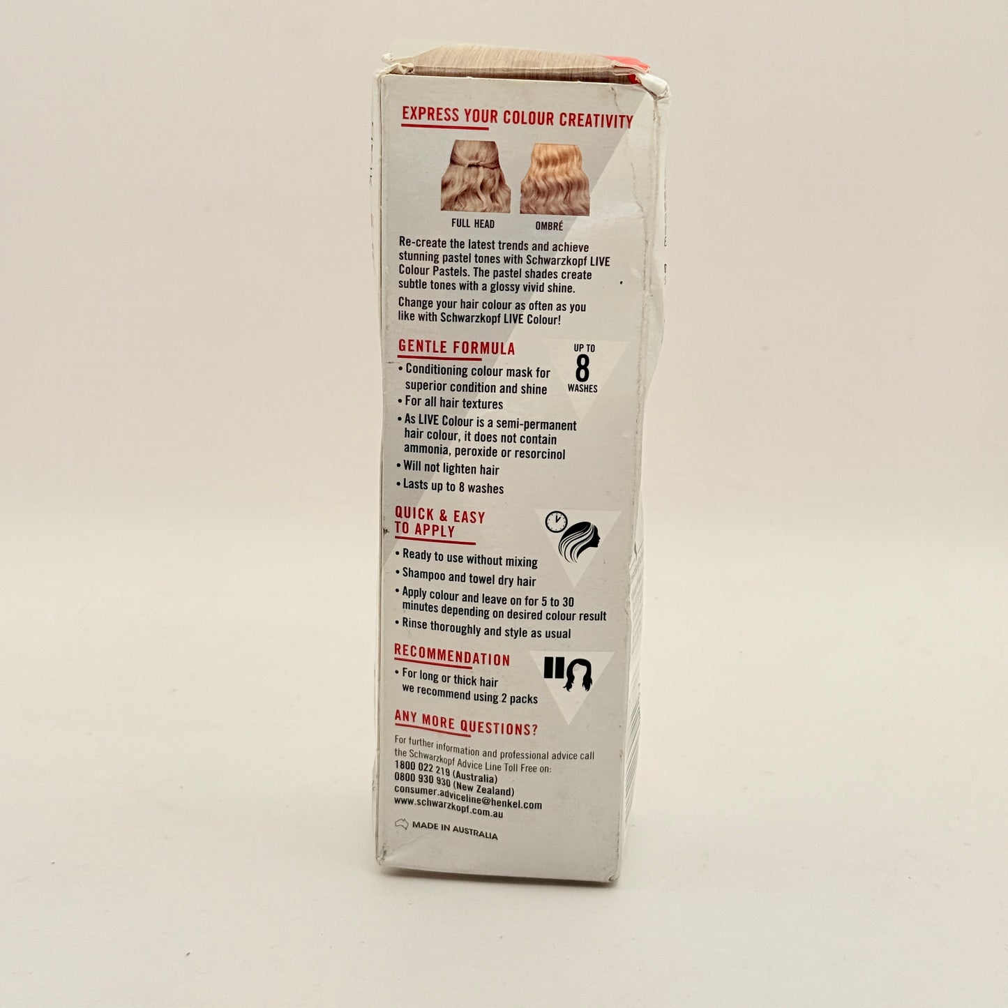 Schwarzkopf LIVE Pastels Cool Grey Hair Colour (75ml)