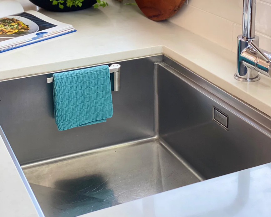 HAPPY SINKS Dishcloth Holder (Stainless Steel)