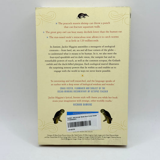 Sentient: What Animals Reveal About Our Senses by Jackie Higgins