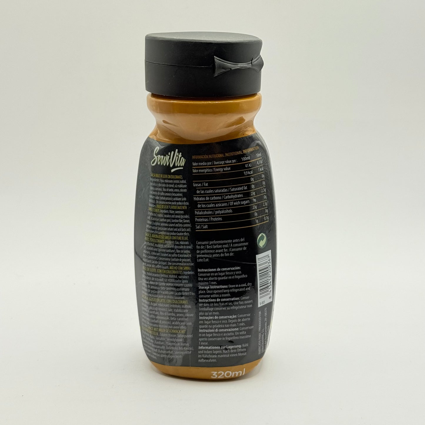 Servivita dulce de leche - 320ml bottle - dessert toppings home&living materials
