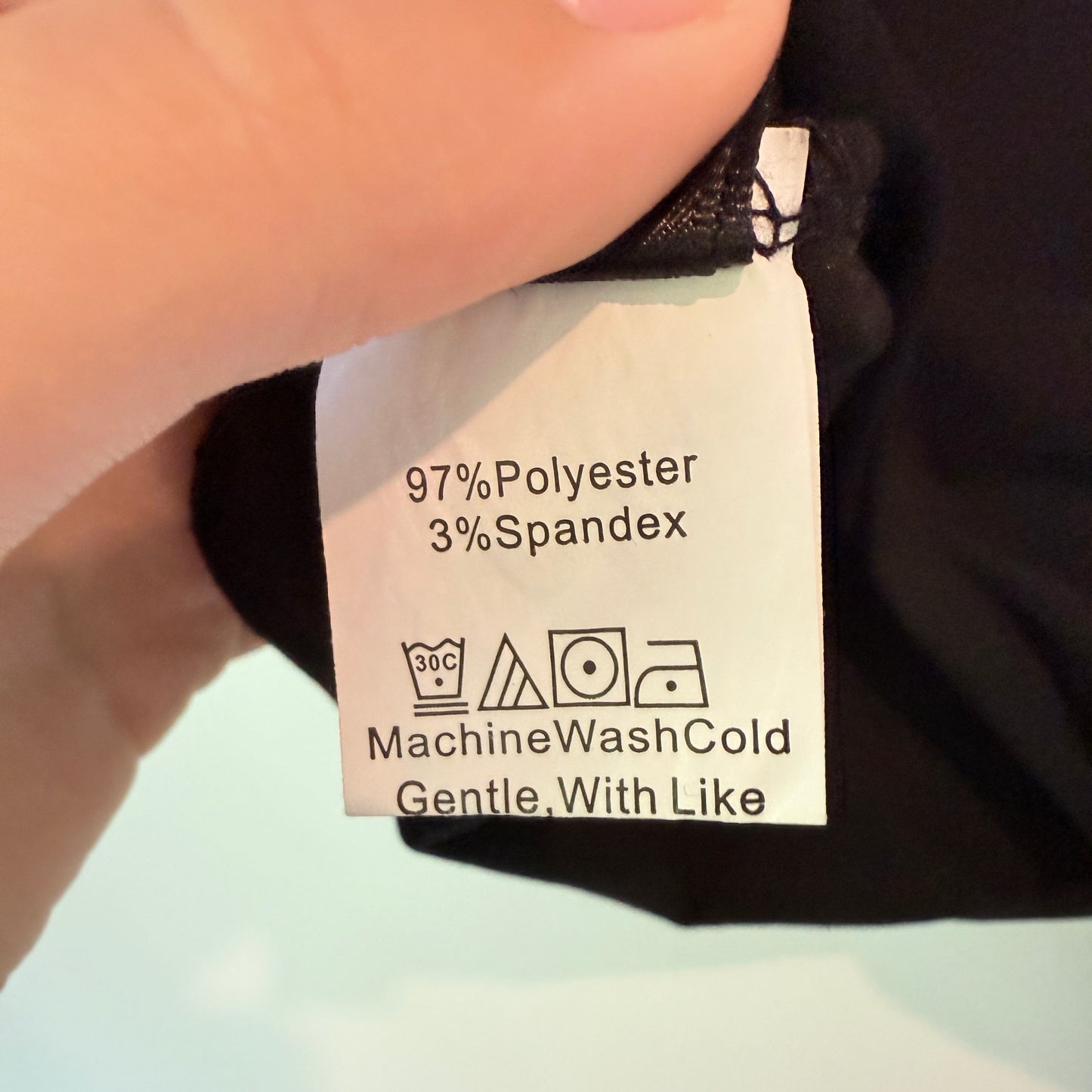 Shein Los Angeles Graphic Crop Top - Black - Small