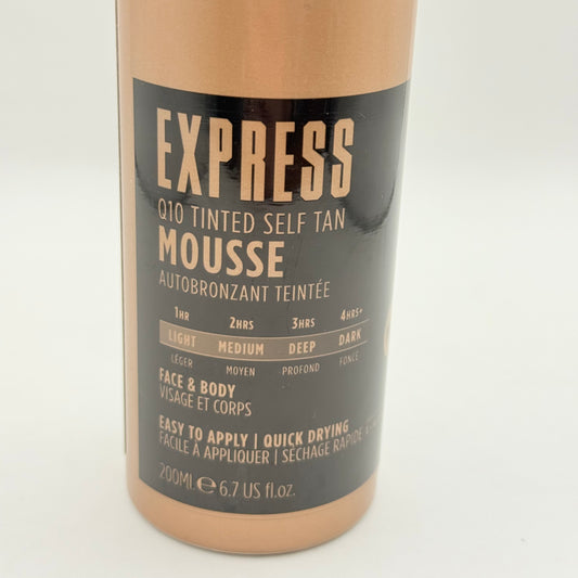Sienna X Express Q10 Tinted Self Tan Mousse 200 ml