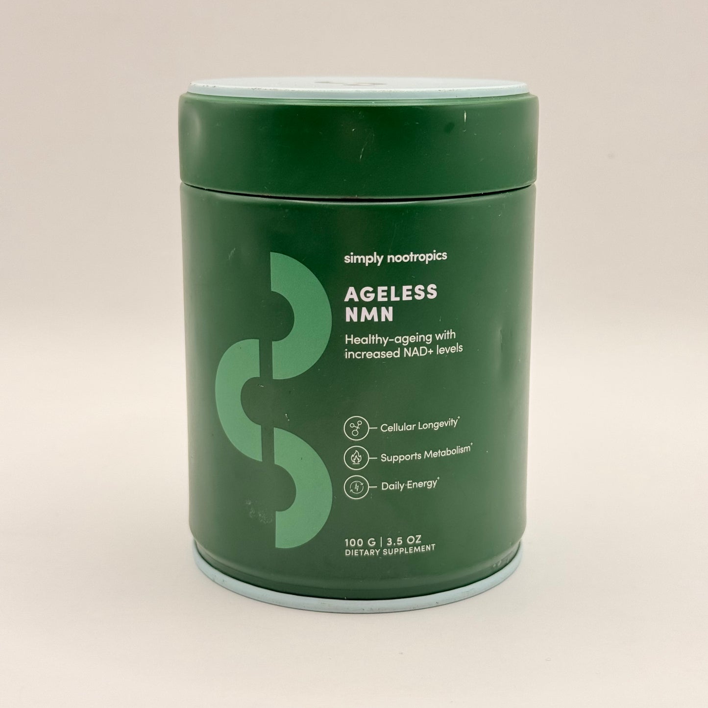 Simply Nootropics AGELESS NMN Powder 100 G (3.5 OZ)