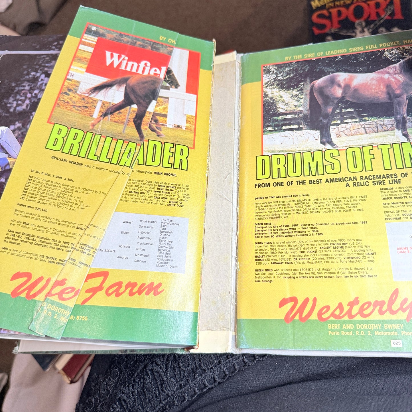 Sires for '87 Australia & New Zealand by Australasian Breeding Stables Limited