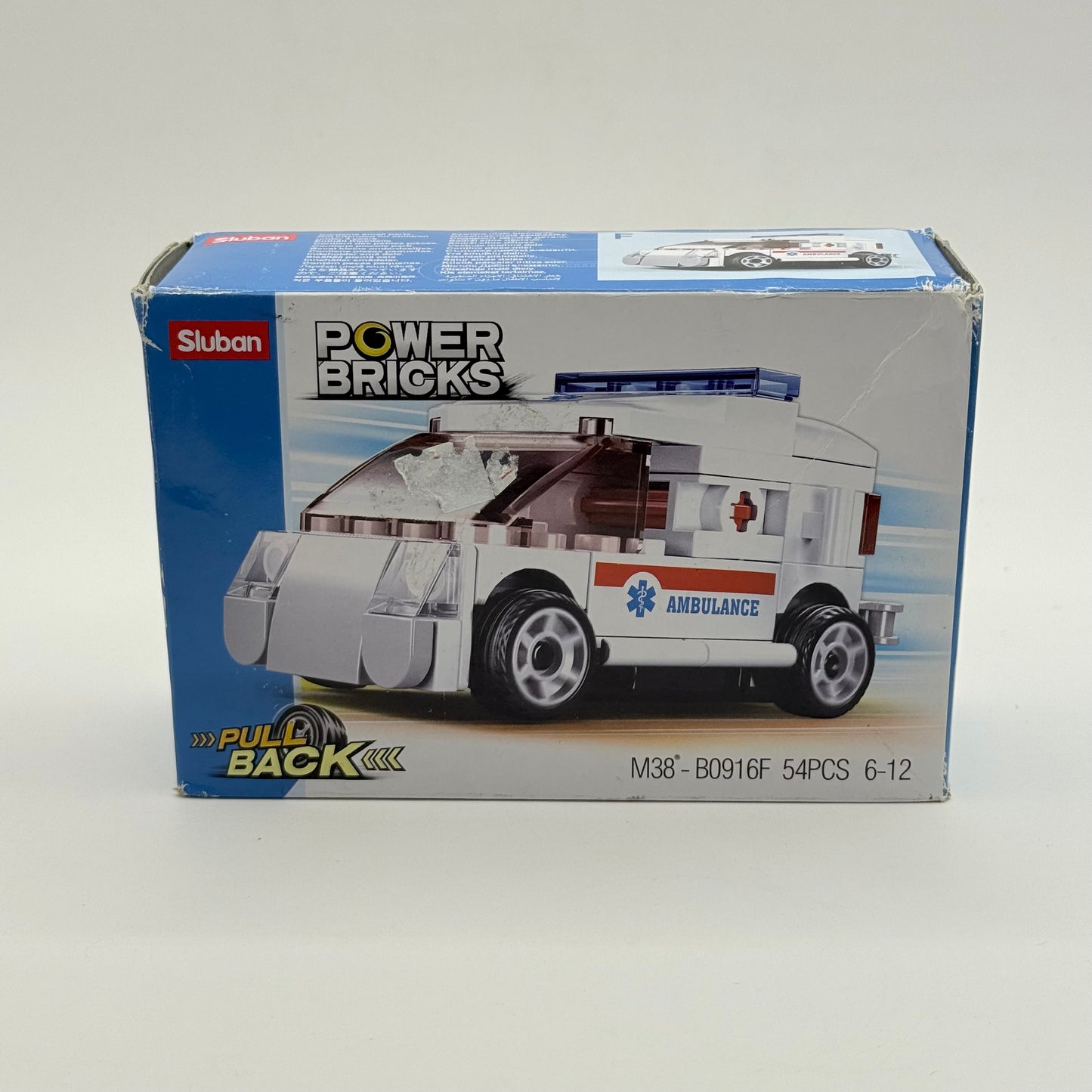 Slubanpull-back ambulance m38-b0916f - construction set toys toys