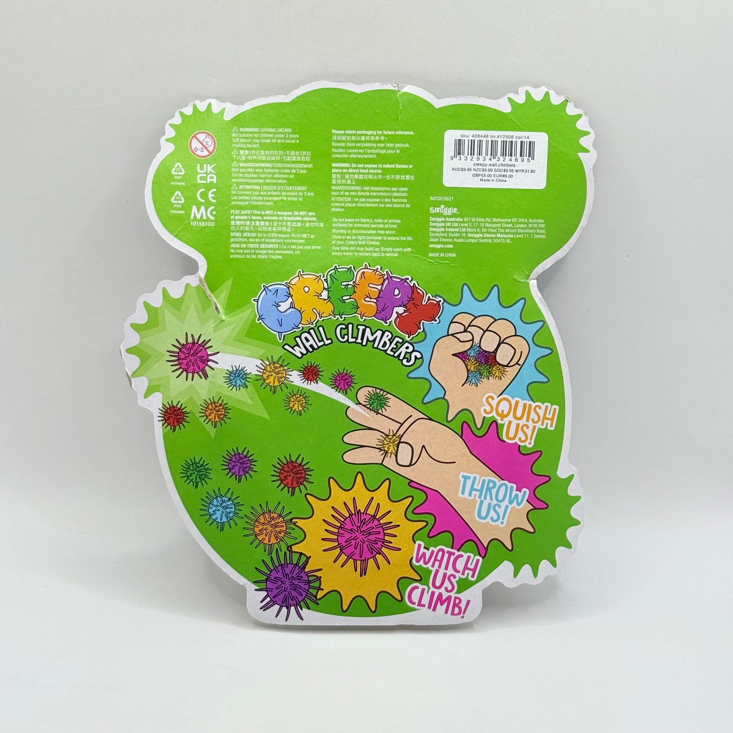 Smiggle Creepy Wall Climbers