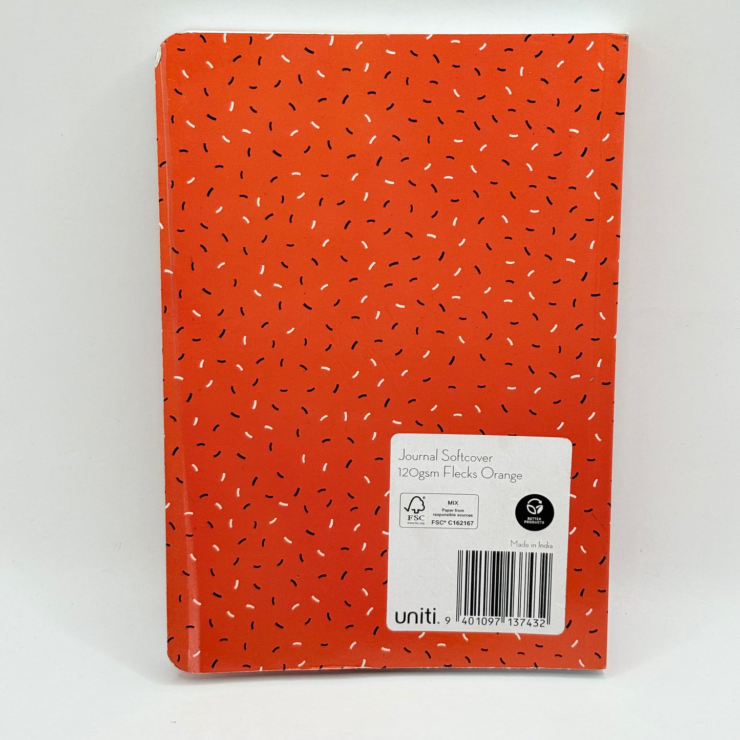 Uniti Softcover Journal - Orange Flecks
