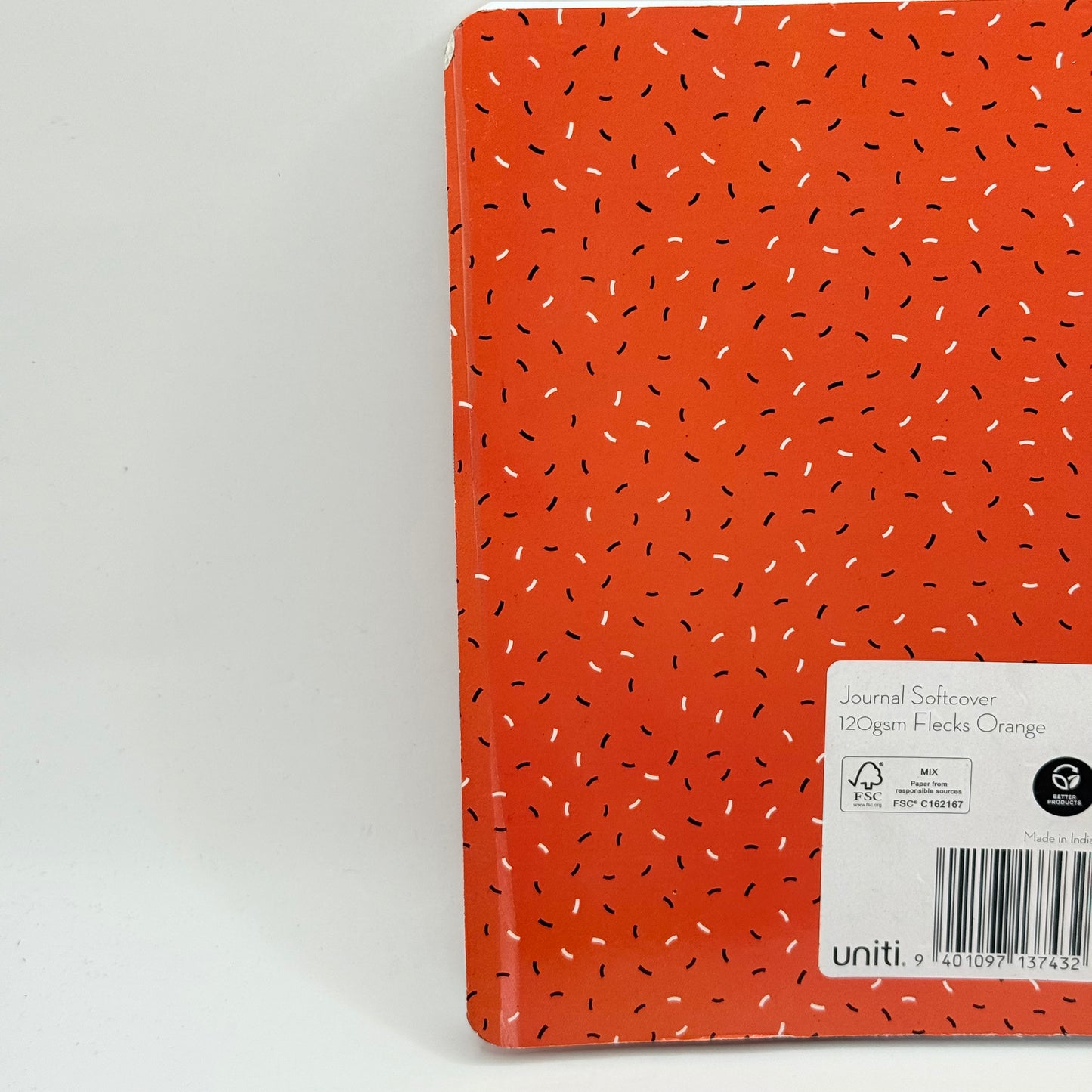 Uniti Softcover Journal - Orange Flecks