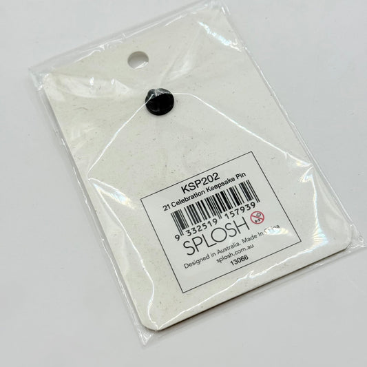 Splosh 21 Celebration Keepsake Pin