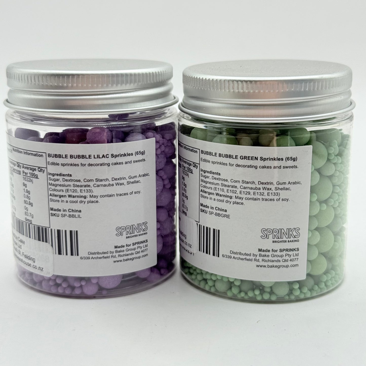 Sprinks Bubble Bubble Sprinkles (Lilac & Sage 65g)