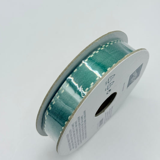 Stampin’ Up! Bordered Ribbon – Shaded Spruce & Soft Sea Foam