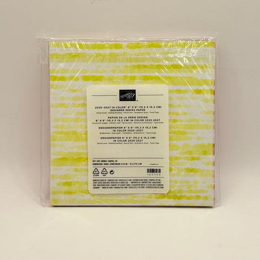 Stampin’ Up! In Color 2025-2027 Designer Series Paper (6 x 6)