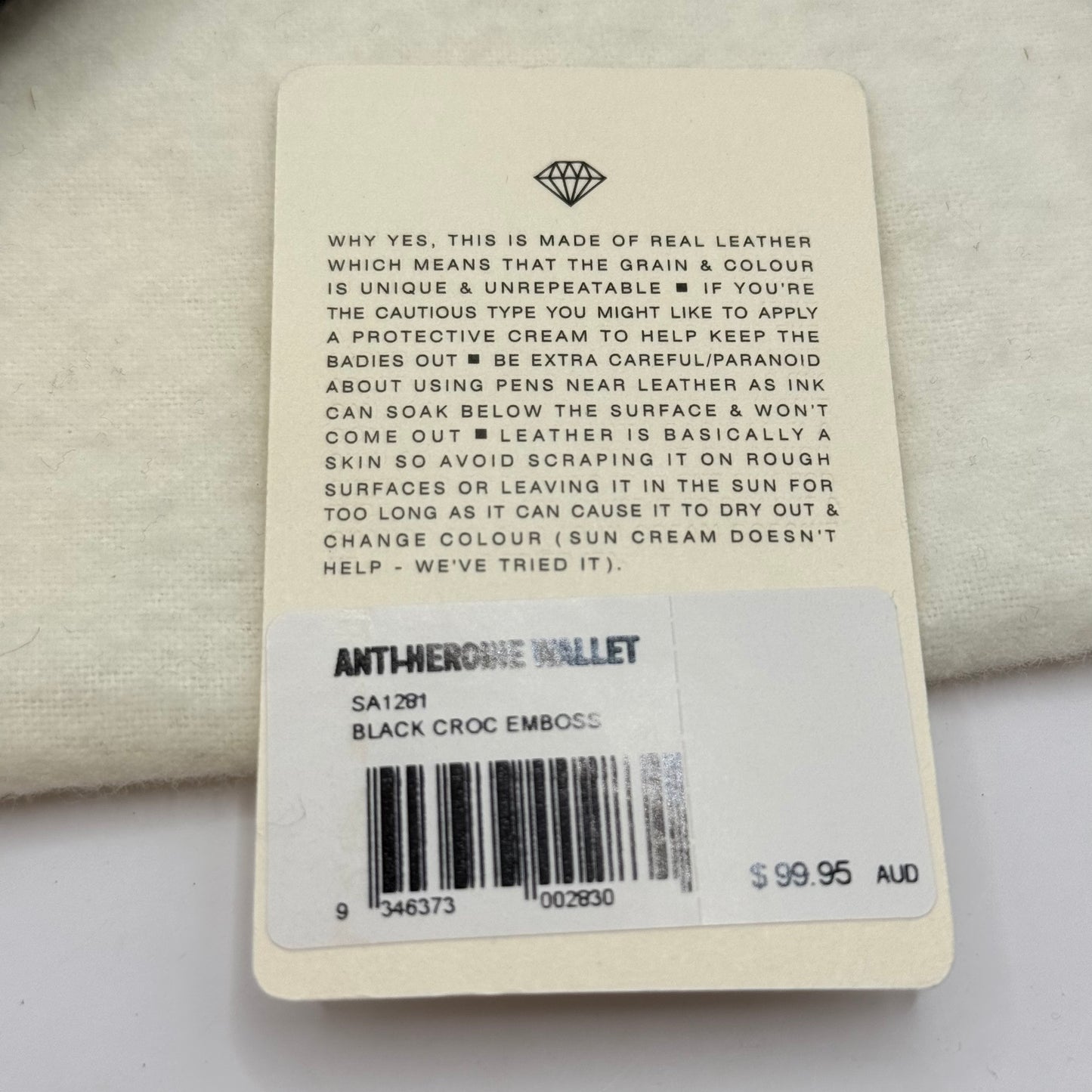 Status Anxiety Anti-Heroine Wallet