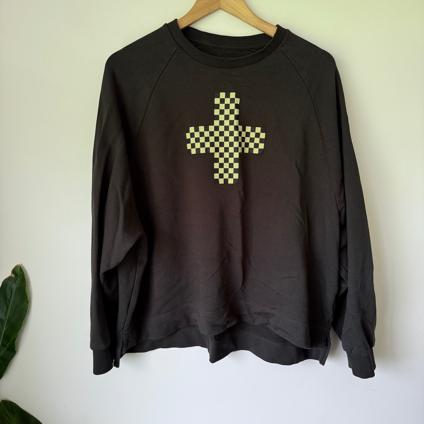Stella + Gemma Nico Sweatshirt Checkered Cross Size 18