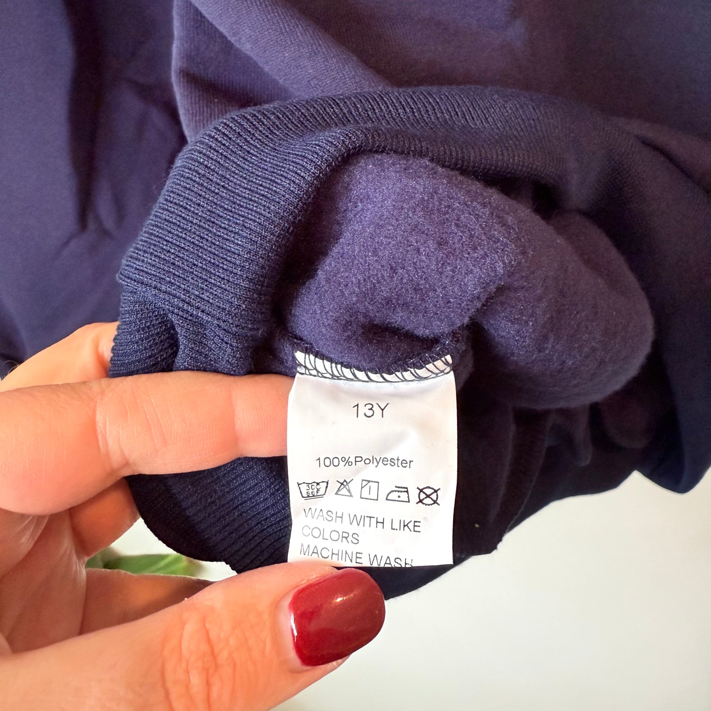 Stitch ‘Ohana’ Navy Blue Kids' Hoodie (13Y)