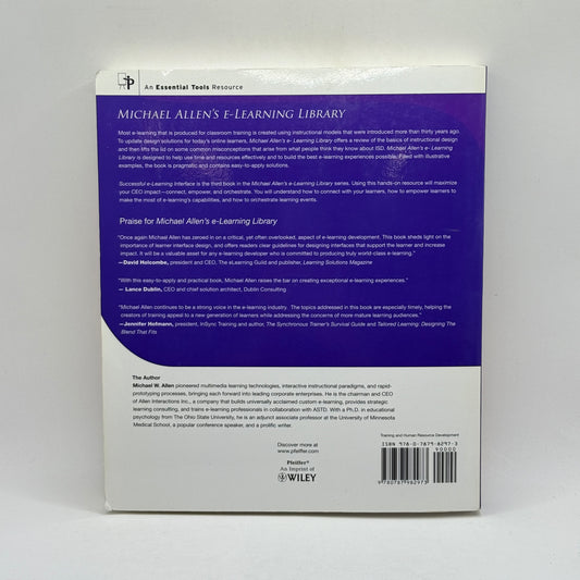 Successful E-Learning Interface: Making Learning Technology Polite, Effective, and Fun by Michael W. Allen